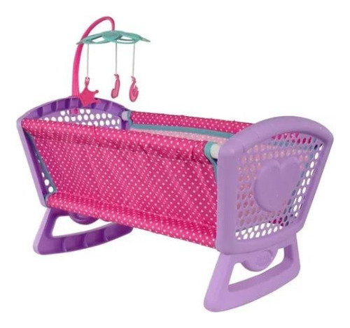 Cuna Mecedora Para Muñecas Prinsel Con Móvil Resistente