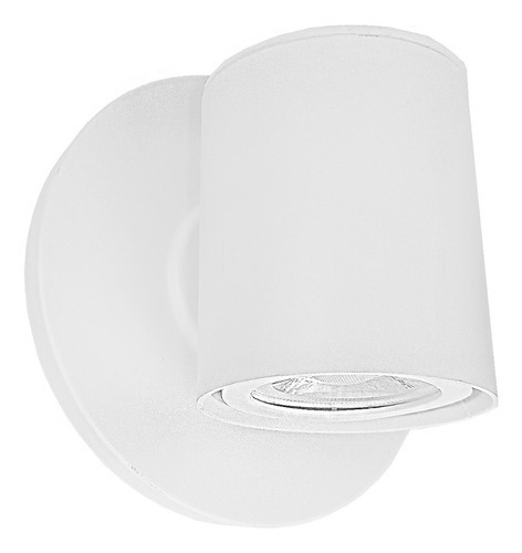 Arandela Externa Direcionável 12cm Gu10 P/ Dicroica M4490 Cor Branco