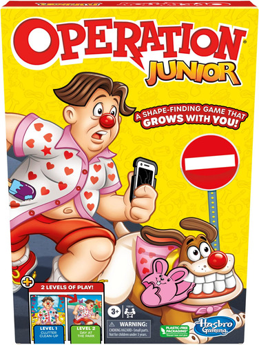 Juego De Mesa Hasbro Gaming Operation Junior Para Niños En E