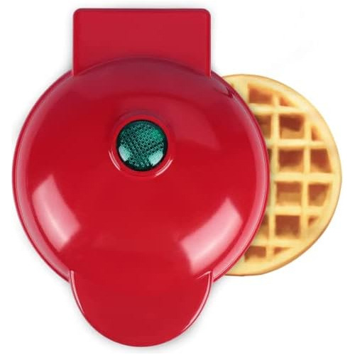 Mini Waffle Maker,portable Electric Non-stick Waffle Ir...