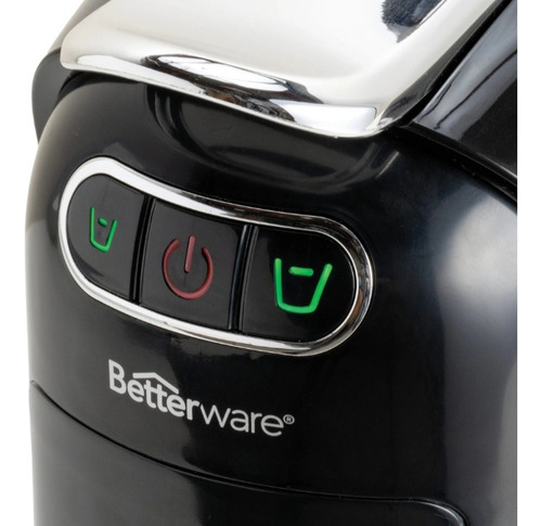 Cafetera Aut. De Cápsulas Compatibles Y Molido - Betterware Color Negro