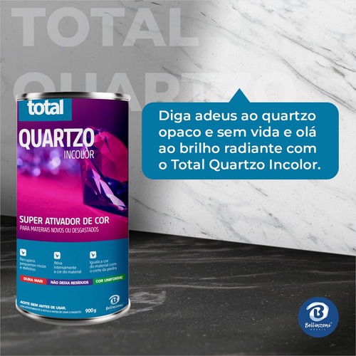 Total Quartzo Incolor + Limpador Sujeiras Difíceis