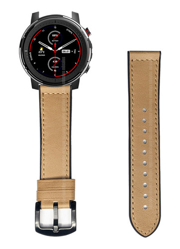 Correa  Cuero Sport Para Amazfit Stratos 2 Stratos 3