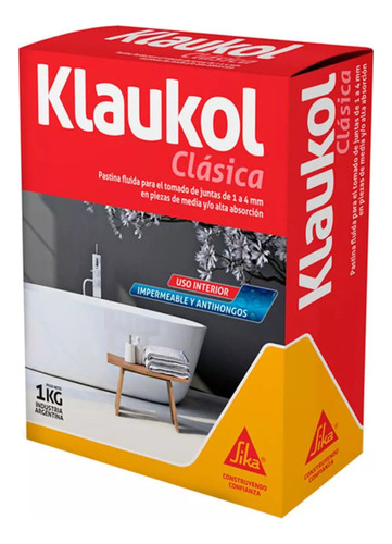 Pastina Klaukol Clasica X 1 Kilo En Caja Estaño