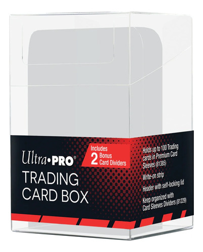 Ultra Pro Tcg Trading Card Box 2 Bonus Card Dividers 