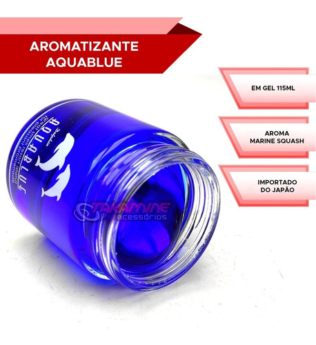 Imagem 2 de 6 de Cheirinho Importado Aquablue Para Carro Embalagem Com 115ml