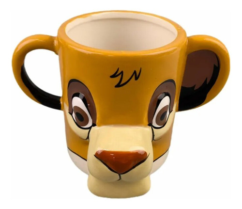 Taza Tazon 3d El Rey Leon Simba Disney  310ml