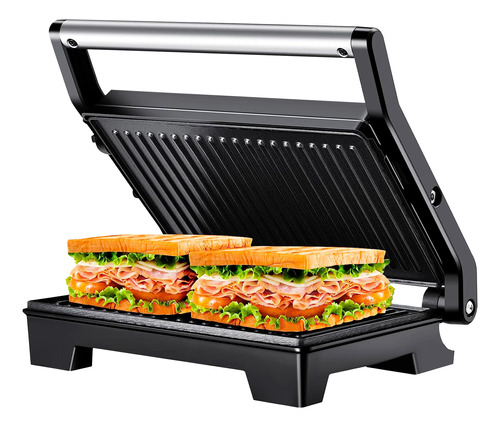 Sandwichera Grill Doble Nappo Panini Parilla 1000w