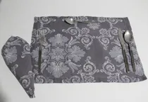 Comprar Juego De 8 Manteles Individuales Y 8 Servilletas A Juego