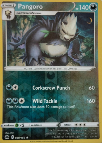 Pokémon Tcg Pangoro 080/159 Reverse