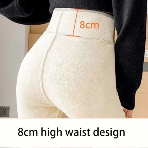 Kit 2 Pantalones De Forro Polar Elástico Térmico Para Mujer