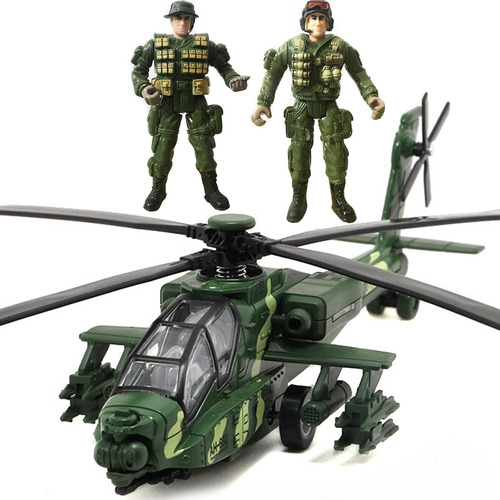 Helicóptero Militar Retira Brinquedos De Avião Do Exército C