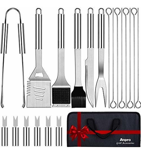Juego De Herramientas Para Barbacoa Anpro, Accesorios Para A