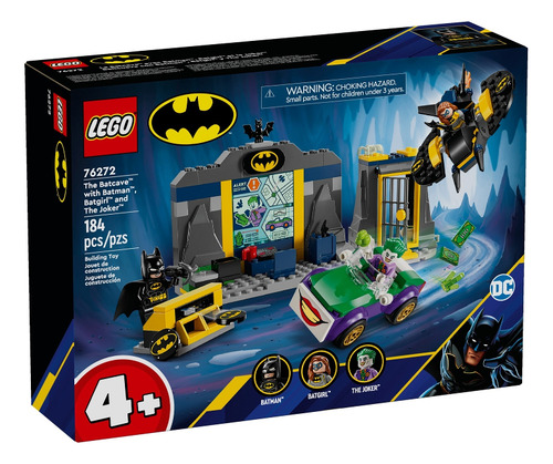 Lego La Baticueva con Batman, Batgirl y el Joker 76272 Número de piezas 184 DC Versión de personajes: La baticueva con Batman Batgirl y el Joker