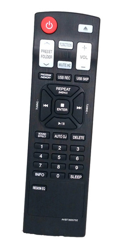 Control Remoto Genérico Para Equipo De Sonido LG