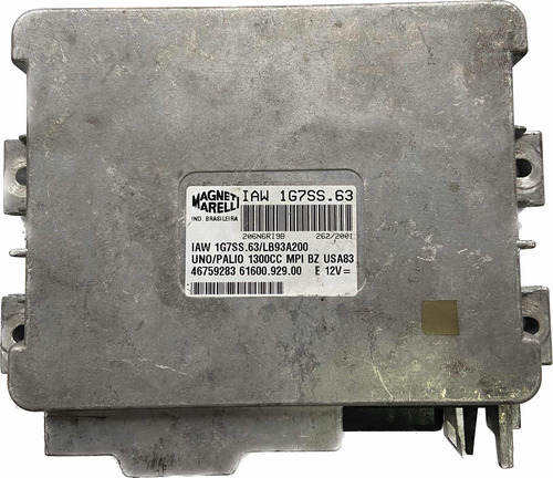 Ecu Computadora Motor Fiat Palio Iaw1g7ss.63 Magneti Marelli