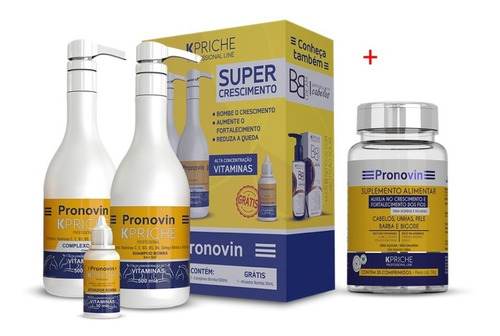 Pronovin Kit Vitamínico + Suplemento Alimentar 60 Cpd