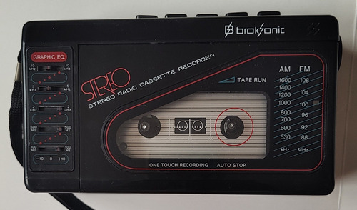 Walkman Cassette Am Fm Broksonic Tsg-45