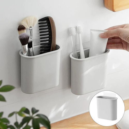 Soporte Multiusos Para Cepillos De Dientes De Gran Capacidad