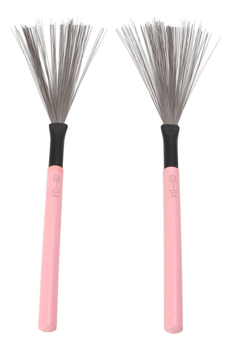 Cepillo Para Tambor, Alambre De Acero, Arce, Mango De Madera
