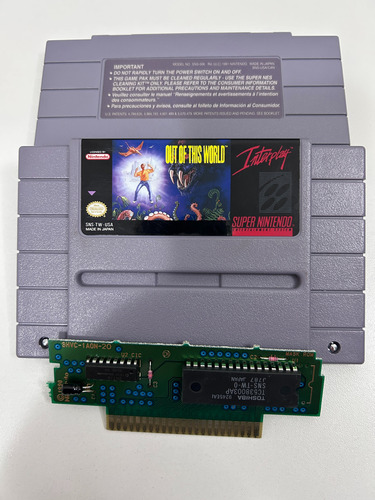 Out Of This World Snes Super Nintendo 100% Original Completo (Usado)