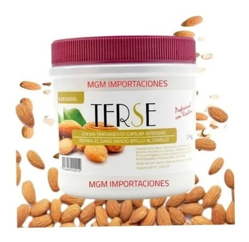 Crema De Almendras Terse Para Cabello 1000ml / Peluqueria