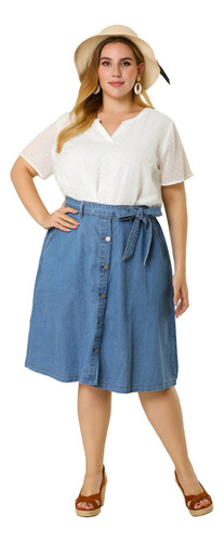 Blusa Talla Grande Tops Lunares Camisa De Cuello Con Muescas