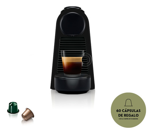 Cafetera Nespresso Essenza Mini Black D30-ar-bk-ne2 19bar 6x