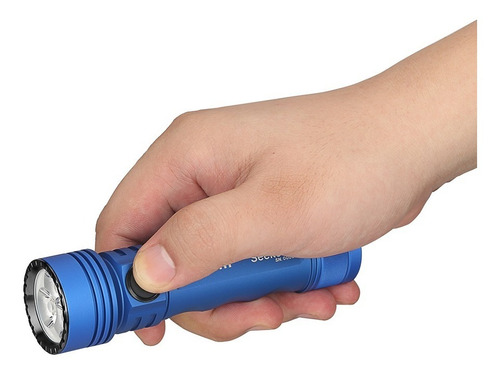 Linterna Olight Seeker 2 Con 3000lm Edición Limitada Azul.