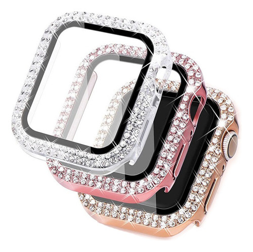 Funda Protector Para Applewatch Ultra Se 40 44 45mm Diamante