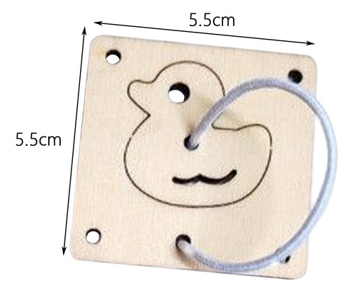 2 Accesorios De Tablero Sensorial De Madera, Juguete