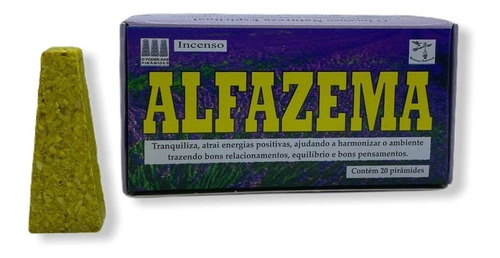 Defumador Natureza Espiritual Alfazema Incenso Tablete