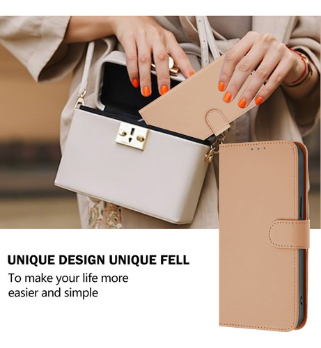 Funda De Piel Tipo Cartera For Teléfono Para Qukitel C51