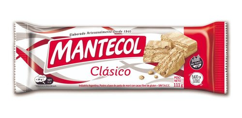 Mantecol Clasico Bajo Sodio 111 Grs Pack Por 6 Unidades