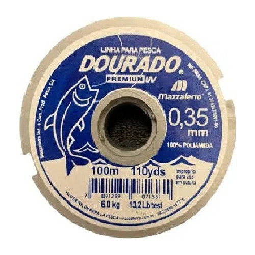 Fio, Linha De Nylon 0.35mm Rl100m Pesca, Artesanato