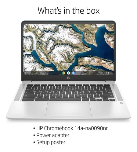 Laptop Hp Chromebook Fhd De 14 Pulgadas, Intel Celeron N4000