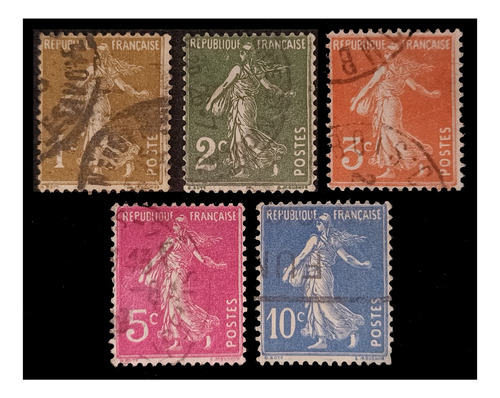Francia Ordinarias 1932 Us. Yv. 277/79