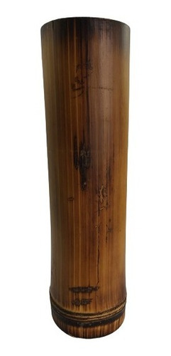 Jarro De Bambu Grande Natural Para Decoração 