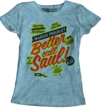 Comprar Better Call Saul  Breaking Bad  Blusa Dama Azul Rott Wear 