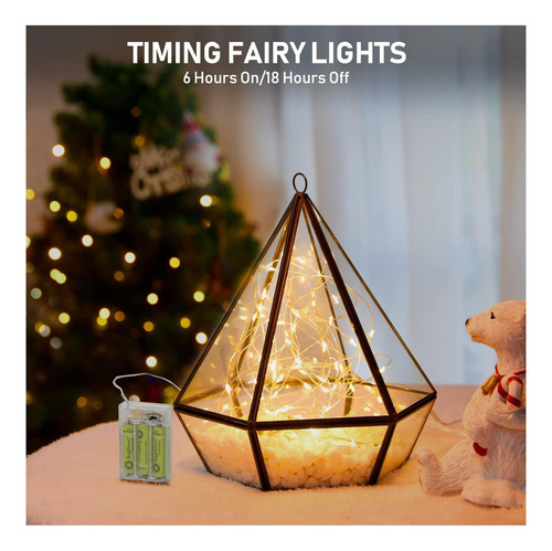 5 Paquetes De Luces De Hadas Que Funcionan Con Batería, 7 20