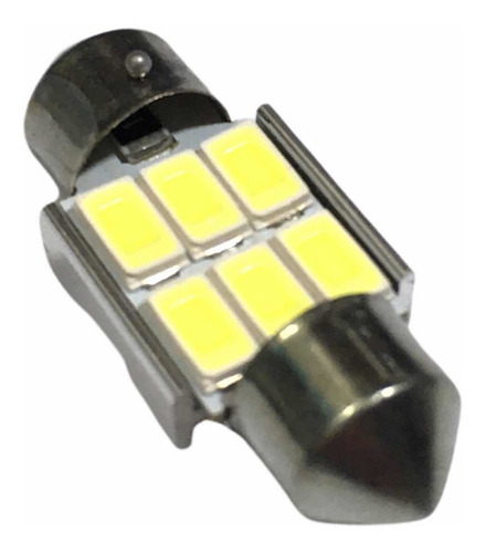 1x Foco Domo T11x31mm 6 Smd Led 5730 12v Canbus Sin Error