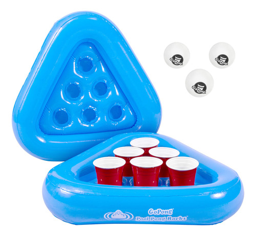Pool Pong Rack Juego De Beer Pong Flotante Incluye 2