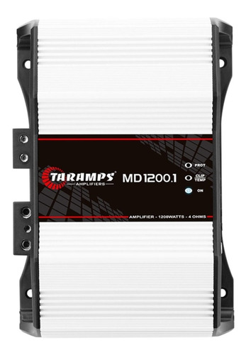 Módulo amplificador Taramps Md1200, 4 ohmios, 1200 W Rms, 1 canal, color blanco