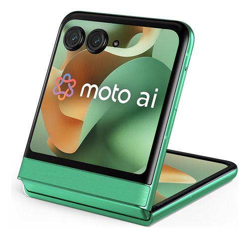 Smartphone Motorola Razr 60 - 256gb 24gb (12gb Ram+12gb Ram Boost) Tela Dobrável 6,9 Poled E Externa 3,6 Moto Ai Camera Ip48 - Verde