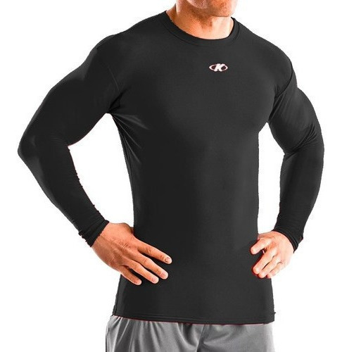 Camiseta Térmica Manga Larga Running De Hombre Knex Mvdsport