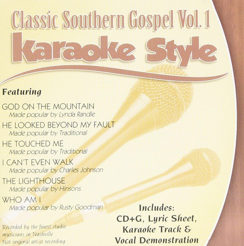 Cd: Daywind Karaoke Style: Classic Southern Gospel Vol. 1