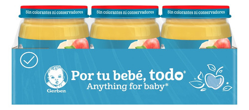 Papilla Gerber Etapa 3 Frutas Mixtas, 170 Gr, Paquete De 12