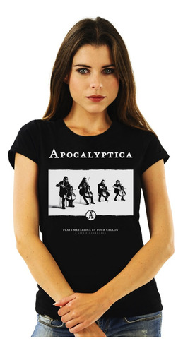 Polera Mujer Apocalyptica Plays Metallica By Four Cellos Met
