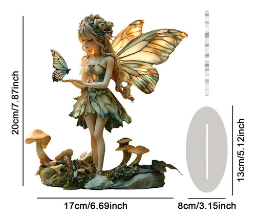 Adorno De Mesa De De Mariposa, Regalo De Exhibición 2d,