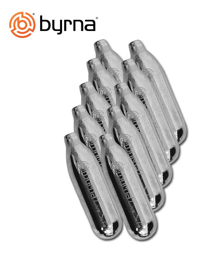 Imagen 3 de 10 de Pack X 10 Co2 8 Gr Garrafas Pistolas Sd Byrna Originales